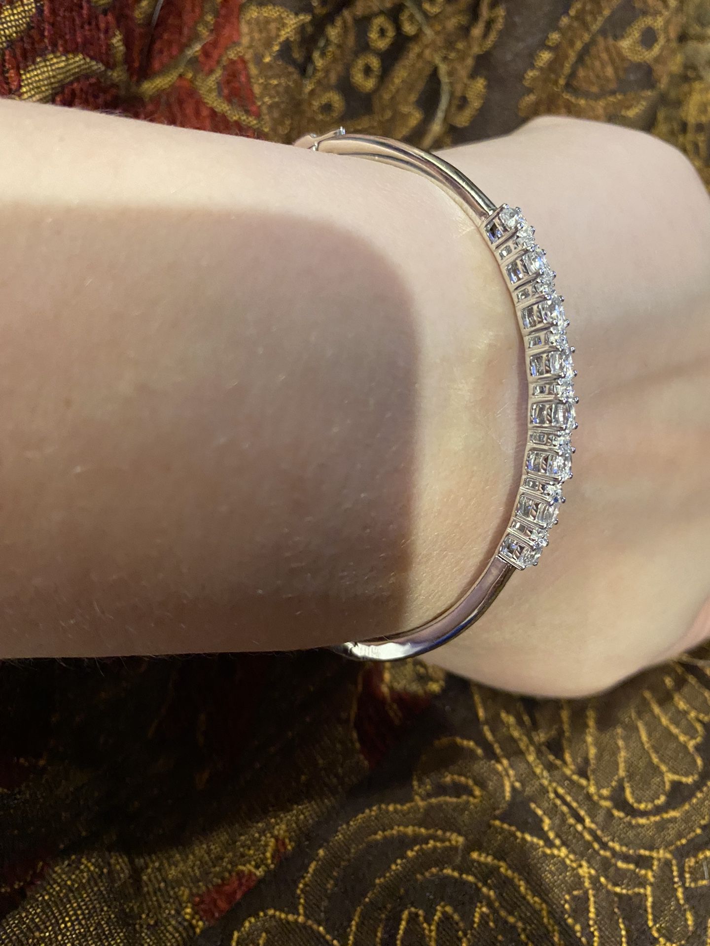 Lovely New Petalite Silver Bracelet 