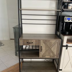 Baker's Rack, Coffee Bar Cabinet
