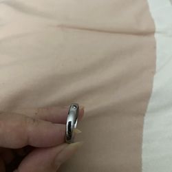 Stainless Steel Wedding Band Size 7