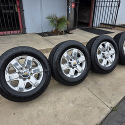 20" Chevy Silverado 2500 OEM rims Goodyear Tires 