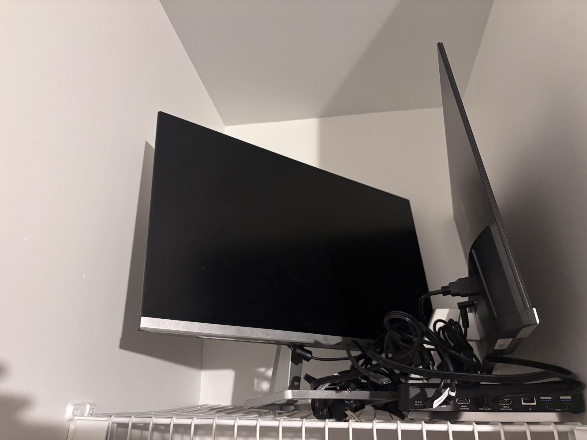 Computer Monitors And Docking Station