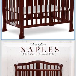 Baby Crib 4-in- 1.  BRAND NEW 