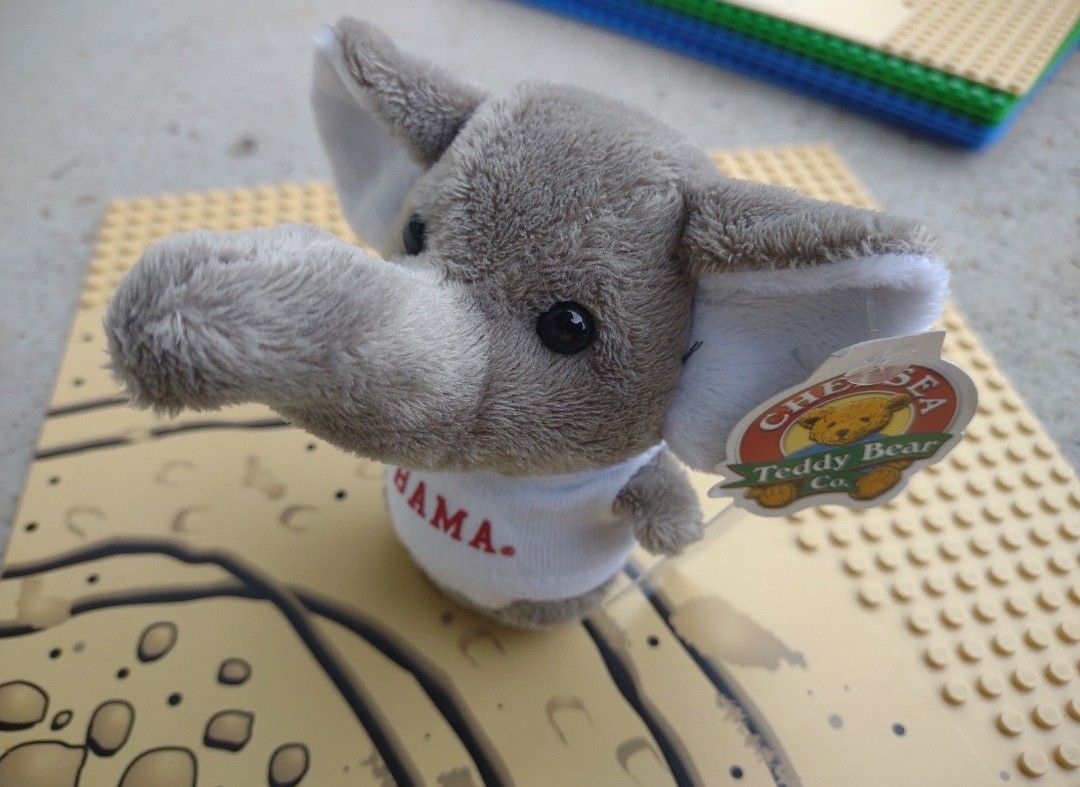 Alabama Crimson Tide Plush Elephant Mascot, Chelsea Teddy Bear Company