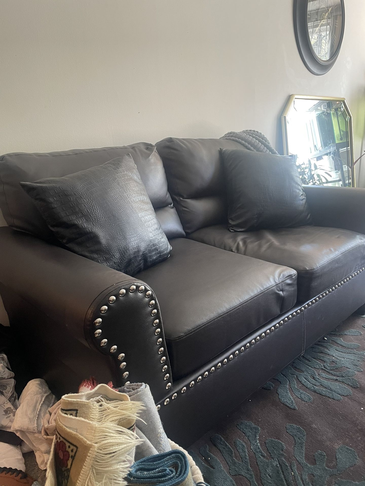 Leather Couch 