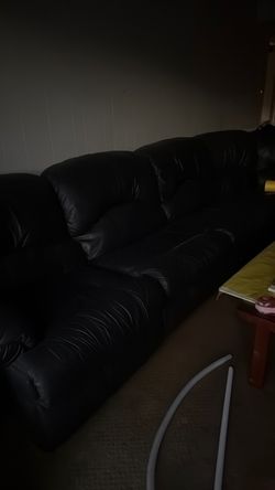 Leather coach