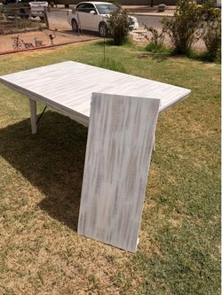 dining table/white washed antique farmhouse table