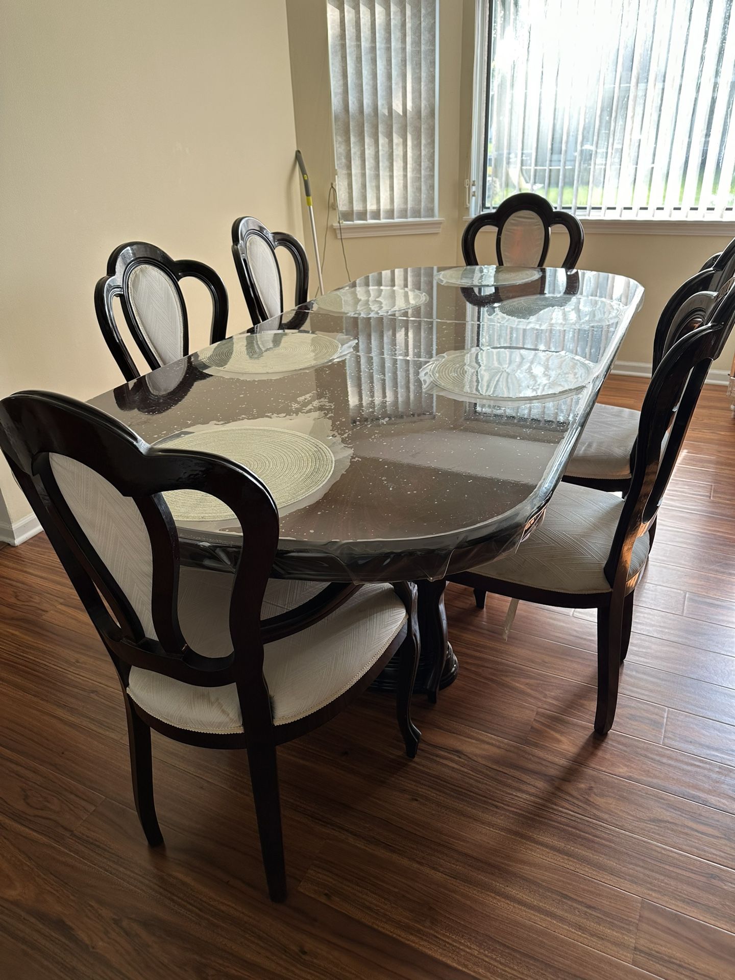 Dining Table And 6 Chairs $299.00. OBO