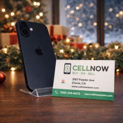 Christmas Sale! iPhone 16 Unlocked 128GB Black
