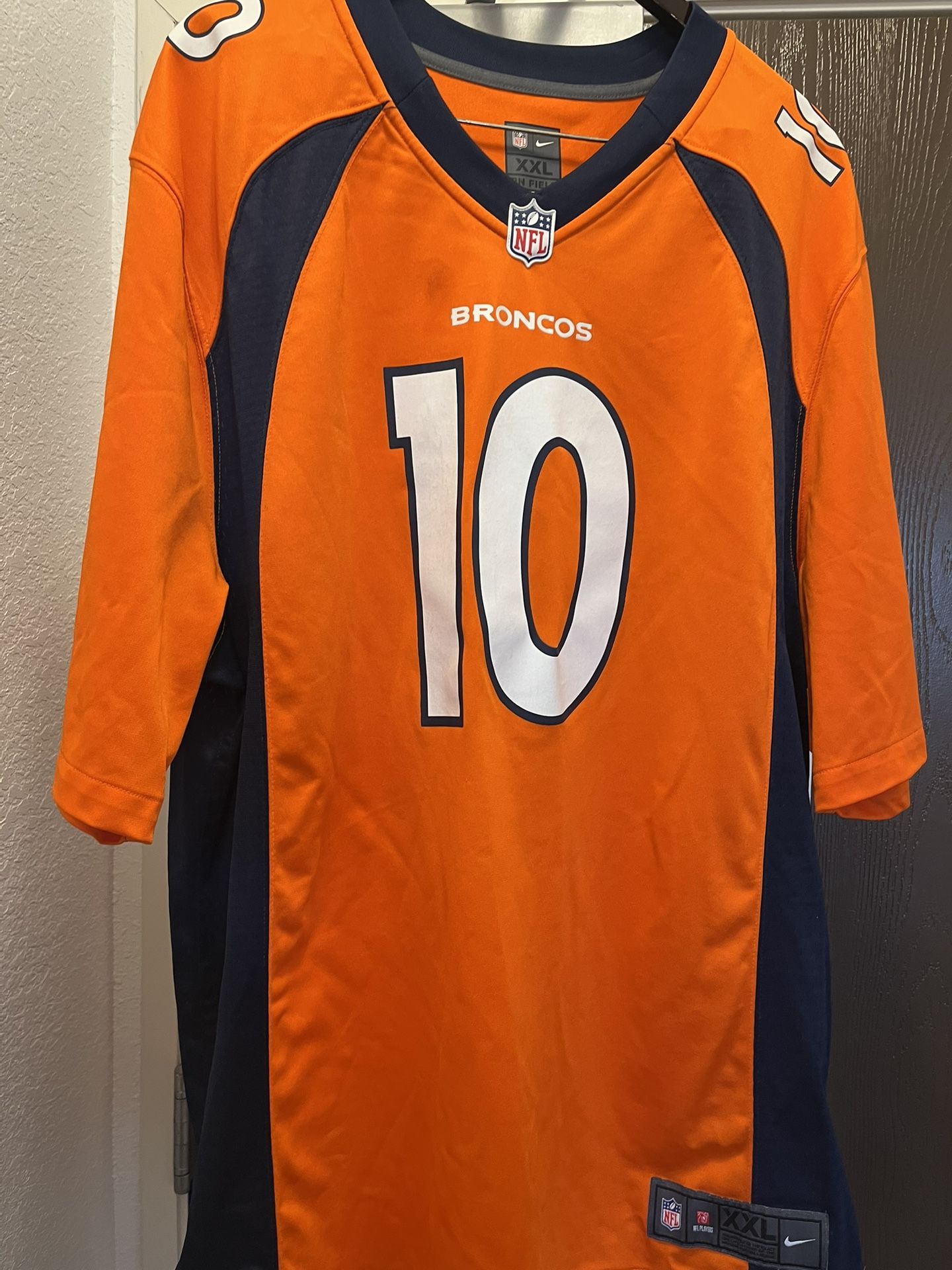 Nike NFL Denver Broncos #10 Jerry Jeudy On Field Jersey Men’s XXL