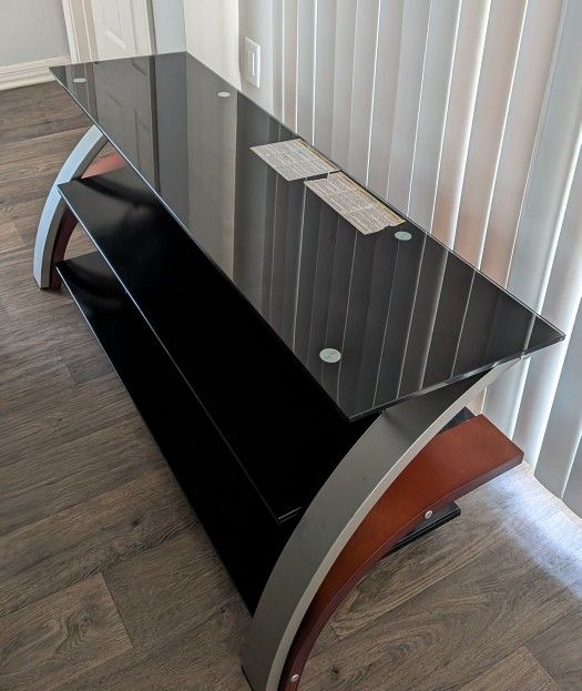 TV Stand - Metal And Glass