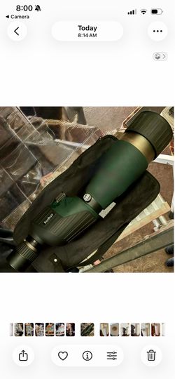 Bushnell Spotting Scope – Green/Black, Straight Body, with Carry Case – Used