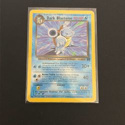 Pokemon Dark Blastoise Non Holo Rare 20/82