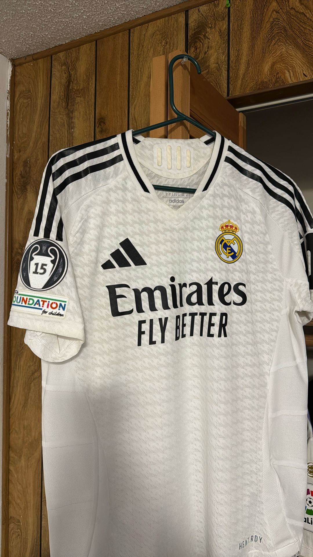 Real Madrid On Field Jersey