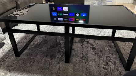 Black Glass Coffee Table