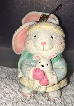 Hallmark bunny ornament