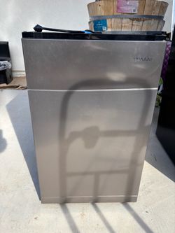 Vissani 4.3 cu. ft. Mini Refrigerator in Stainless Steel