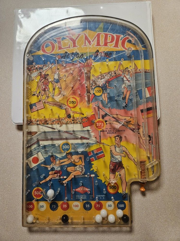 Vintage 1960s Tabletop Pinball 