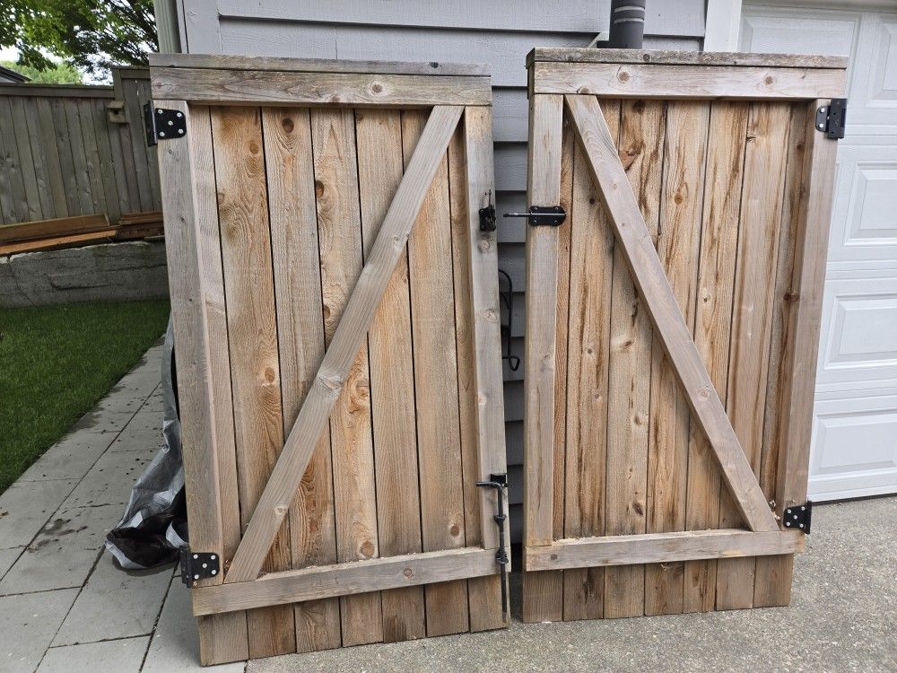 Wooden Fence Gate