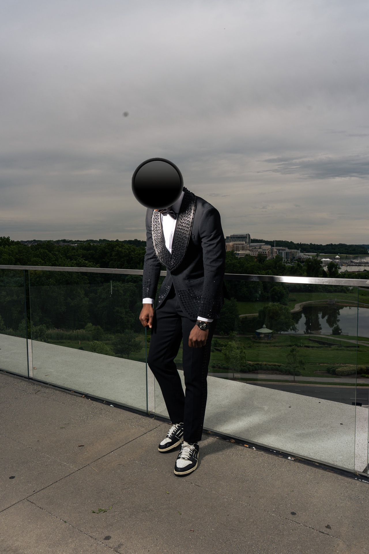 Black Rhinestone SUIT(Highest Bid) ( Suit Jacket + Dress Pants )