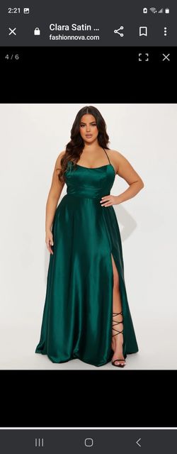 Clara Satin Maxi Dress