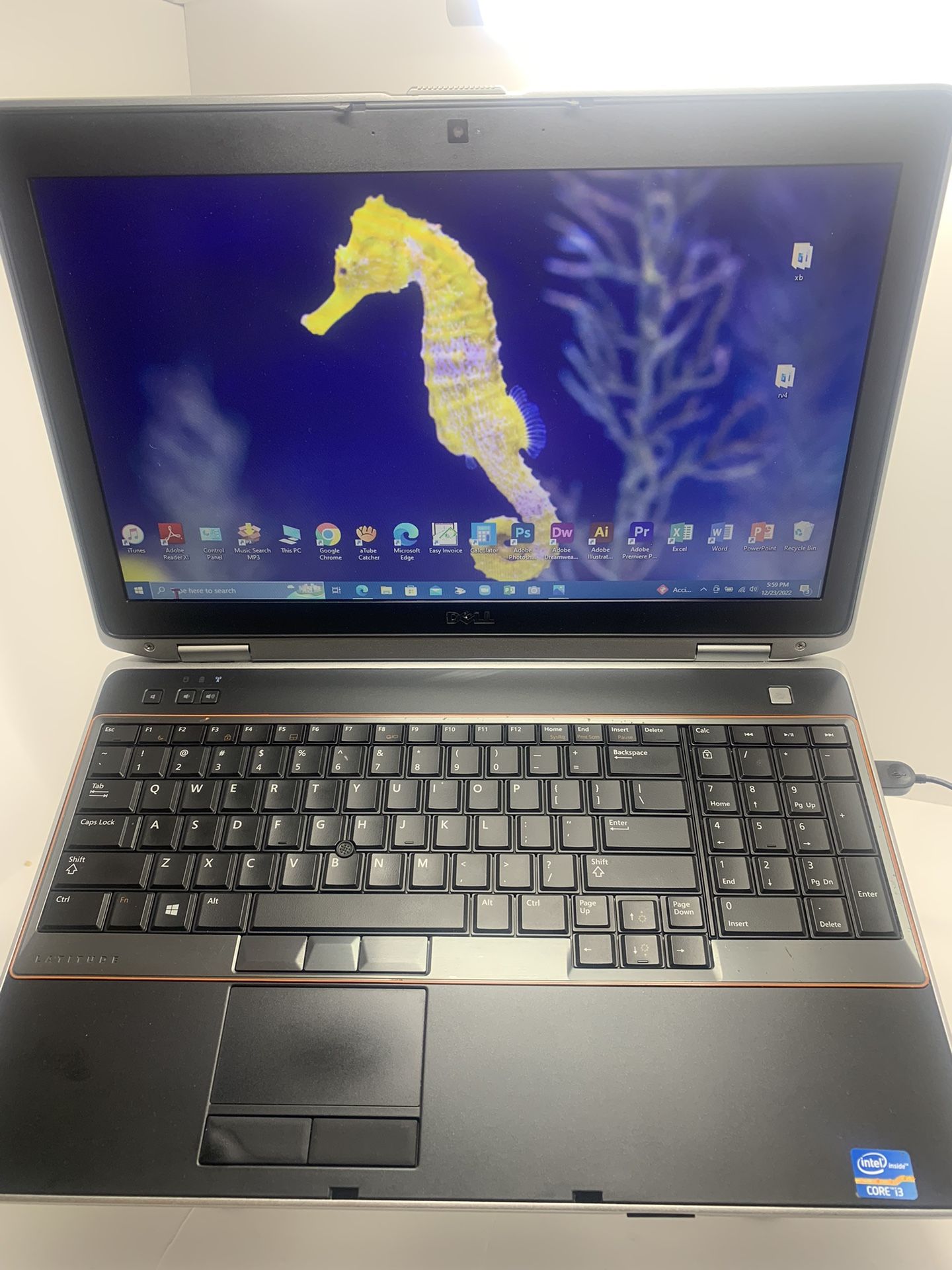 i3 ..i3..DELL LATITUDE model E-6520….128-SSD GBcapacity …6.00 GB -RAM . FASTER and READY FOR CLASSES ON LINE OR