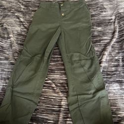 olive green joggers