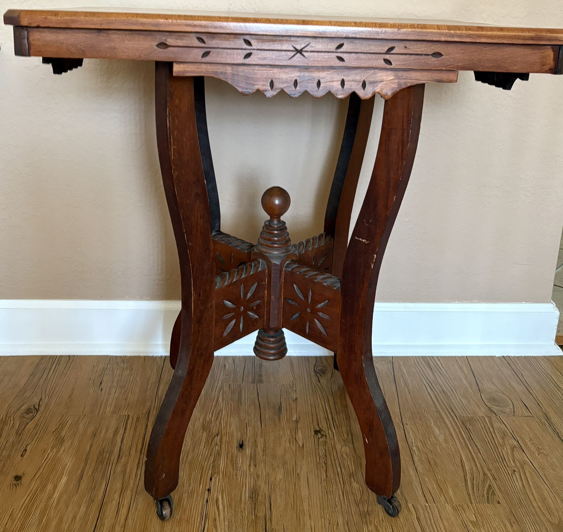 Vintage Wood Side Table