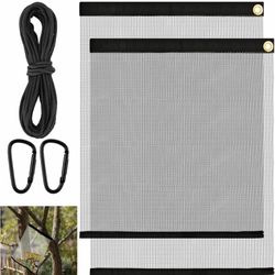2 Pack Ultralight Rodent Proof Bear Bags, 18 x 24in Wire Mesh Hanging Food Storage for Camping & Backpacking, Critter Protection Kit Includes Nylon Ro
