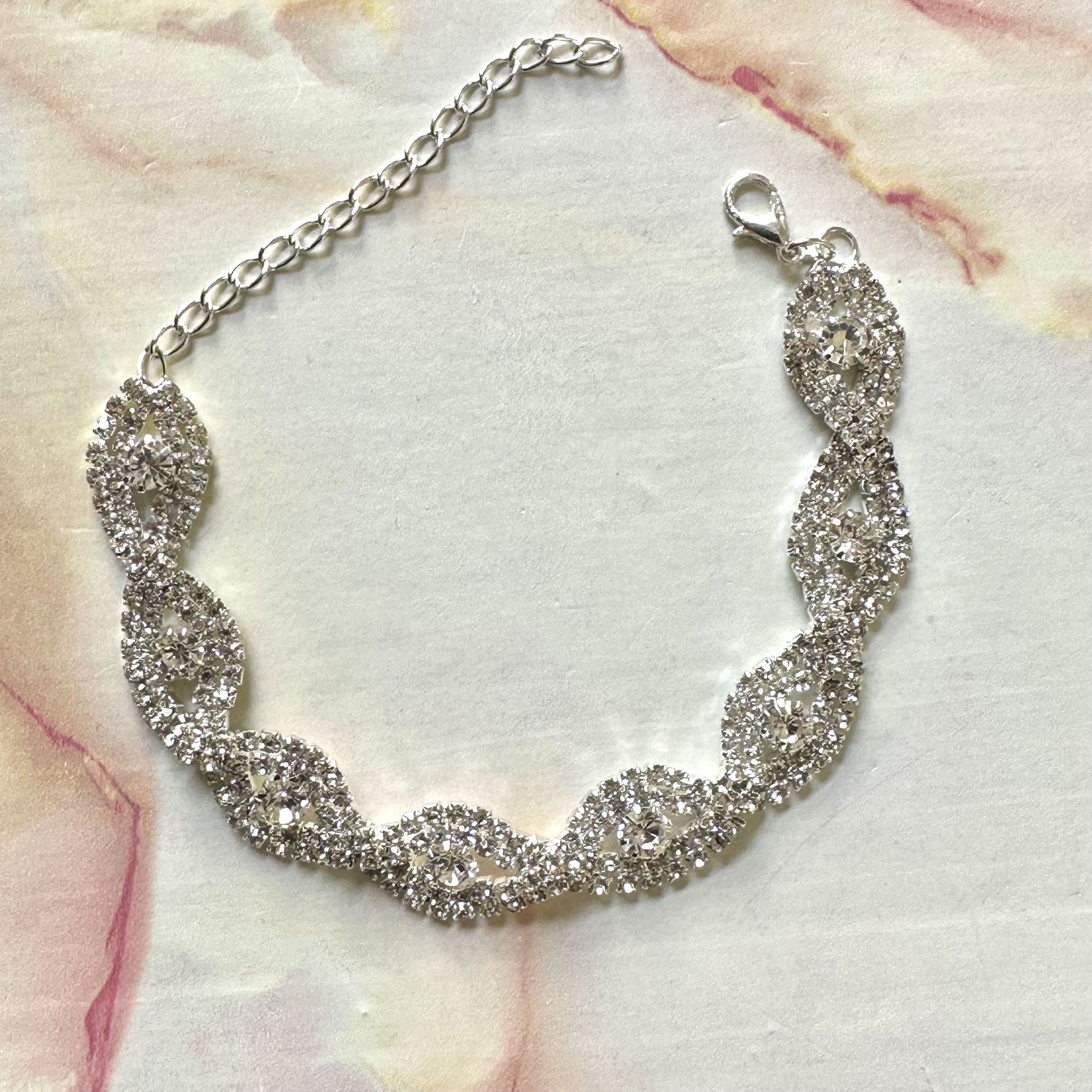 Faux Diamond Bracelet