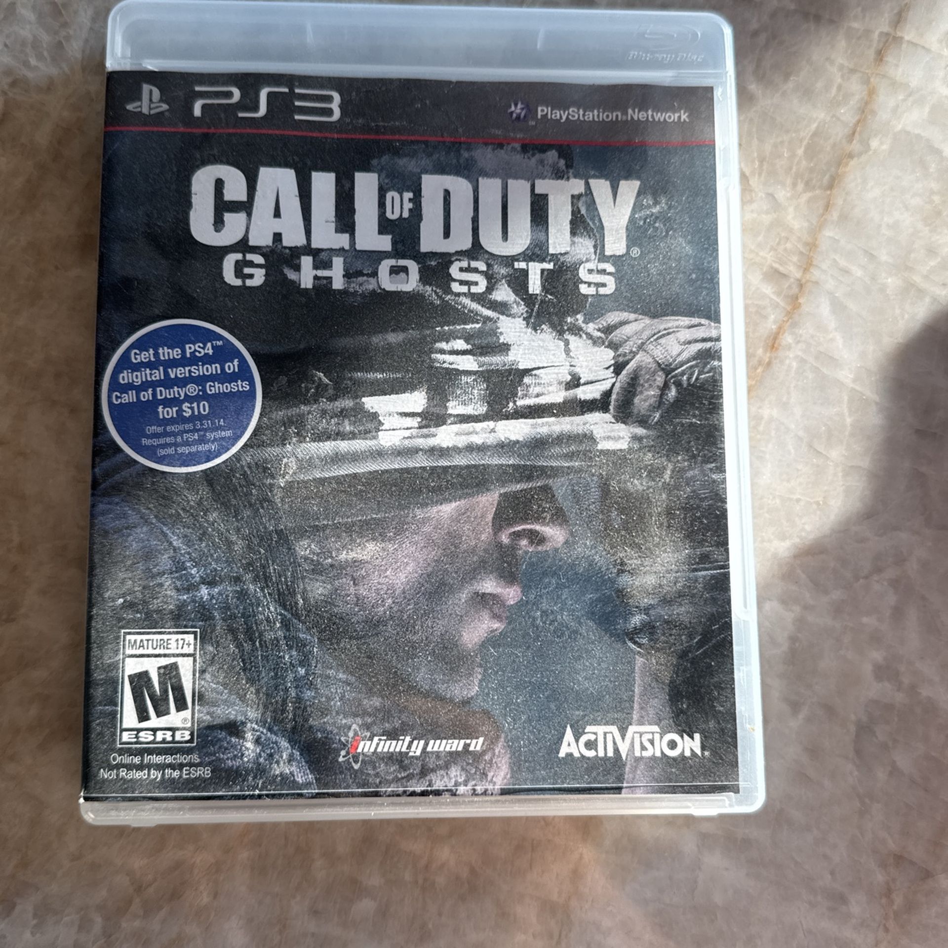 PS3 CALL IF DUTY GHOSTS