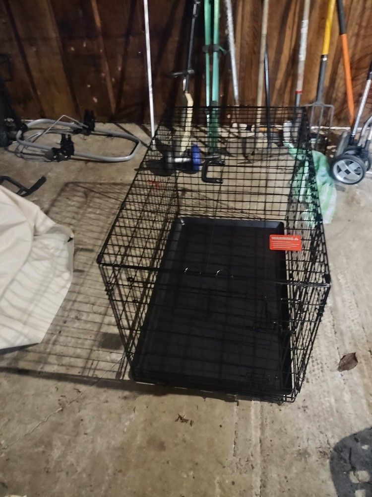 Dog Cage W/Cover