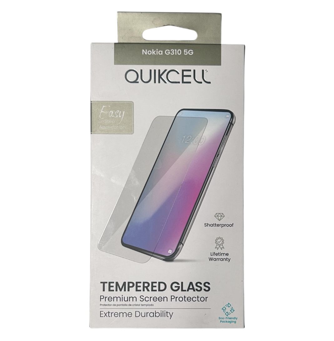 Quikcell Tempered Glass Premium Screen Protector | Nokia G10 5G