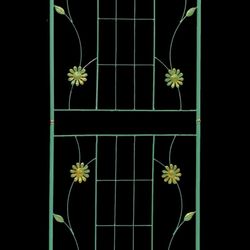 2 Pack Metal Garden Trellis 71" x 19.7" Rustproof Trellis for Climbing Plants Outdoor Flower Support Green