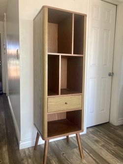 Bookshelf with single drawer