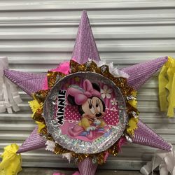 Baby Minnie Mouse 3D Star Pinata
