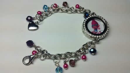 Trolls Personalized Beaded Bracelet