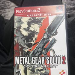 Metal Gear Solid 2 PS2 CiB