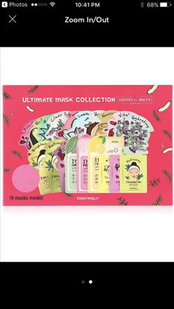Tony Moly Korean face masks 19 pcs