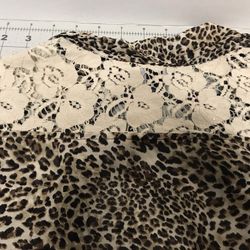 Women Blouse Animal Pattern Petit Large