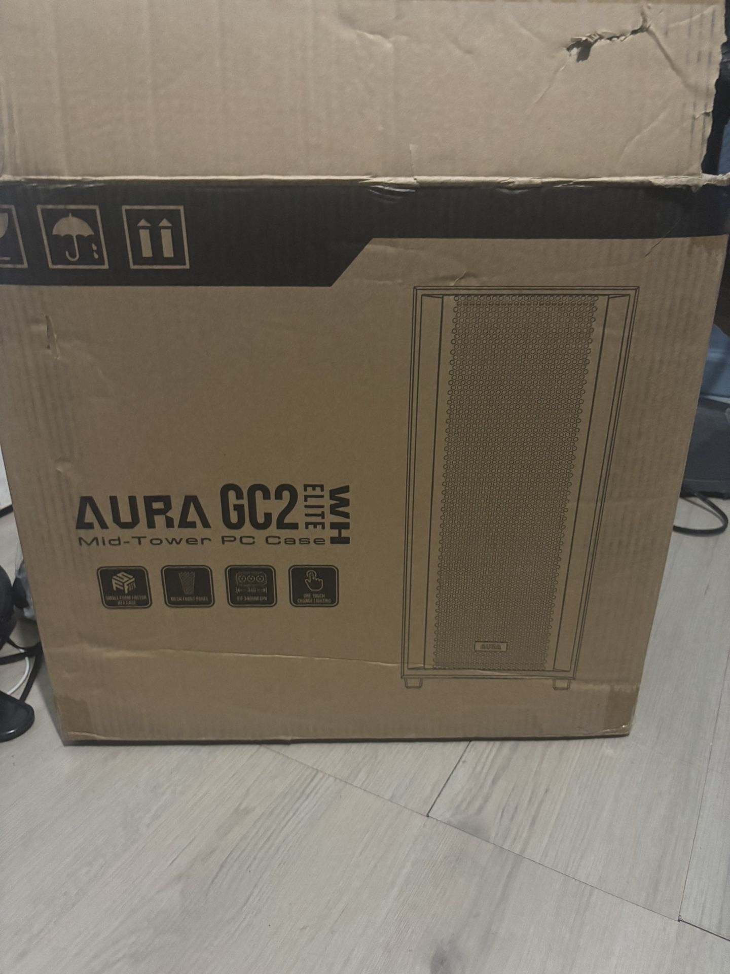 Aura Gc2 Elite WH Mid Tower Case