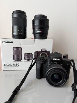 📸 Canon EOS M50 Camera Bundle for Sale