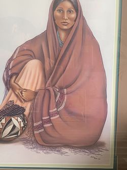 Sheila hill Signed Print 26” X 33”