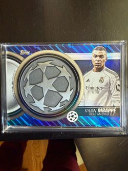 Topps Kylian Mbappé Starball Relic Real Madrid 2025-26 UEFA #SCR-KM Soccer