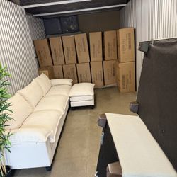Brand New In Box 📦 Sectional Couch Sofá (Gray- Beige) 