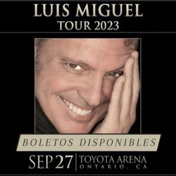Luís Miguel Tickets 2 Available 