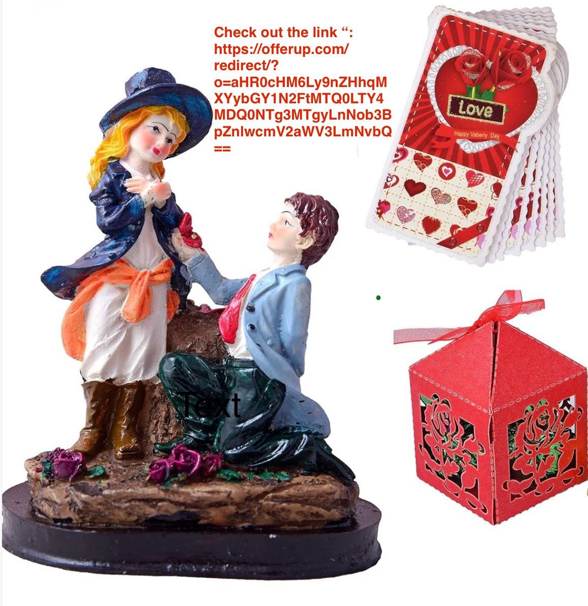 Vday Chocolates in a laser cut nox + proposing couple figurine