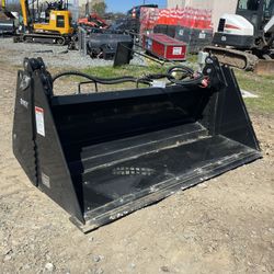 72” Bucket Attachment 4in1 for Skid Steer