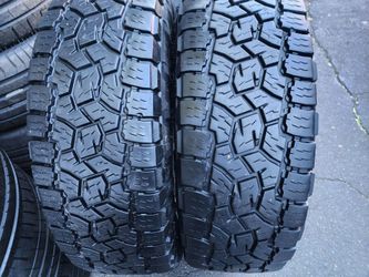 Selling (2] tires LT285/75r18 toyo open contry all terrain