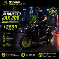 Amigo Jax 200 Neon Edition EFI Scooter
