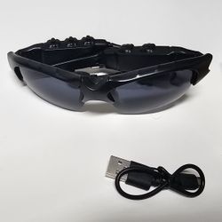 Bluetooth Sunglasses Headphones MP3 Black